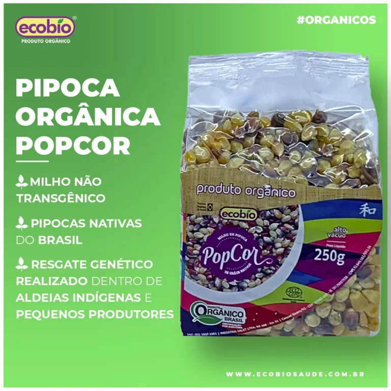 Pipoca Orgânica PopCor